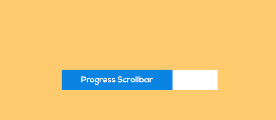 Cara Memasang Progress Scrollbar di Blogger