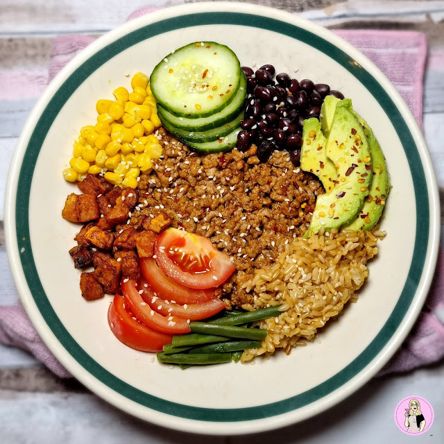 Sweet Chilli Pork Rice Bowl Recipe | Low Calorie