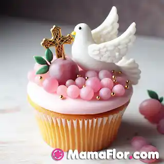 Cupcakes decorado con palomas