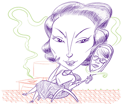 Caricatura-clarice-lispector