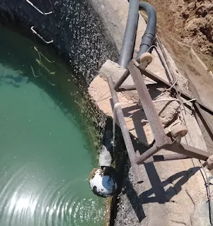 View into the water tank 4a