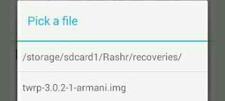 Install TWRP Menggunakan Aplikasi
