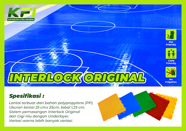 lapangan futsal interlock original