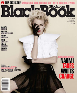 naomi Watts in BlackBook