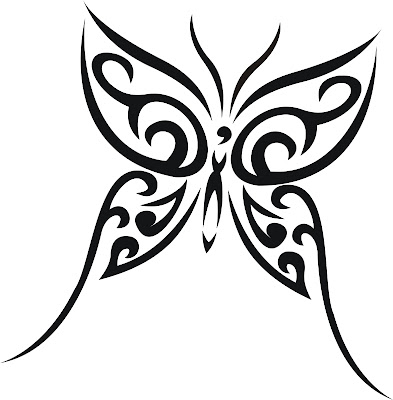 butterfly tattoos designs. Tribal Butterfly Tattoo