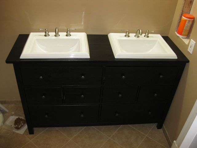 Kohler IKEA Hemnes vanity