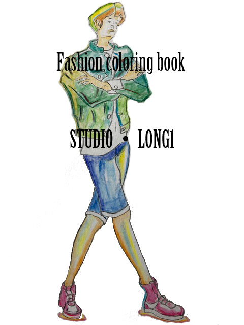 fashion coloring books