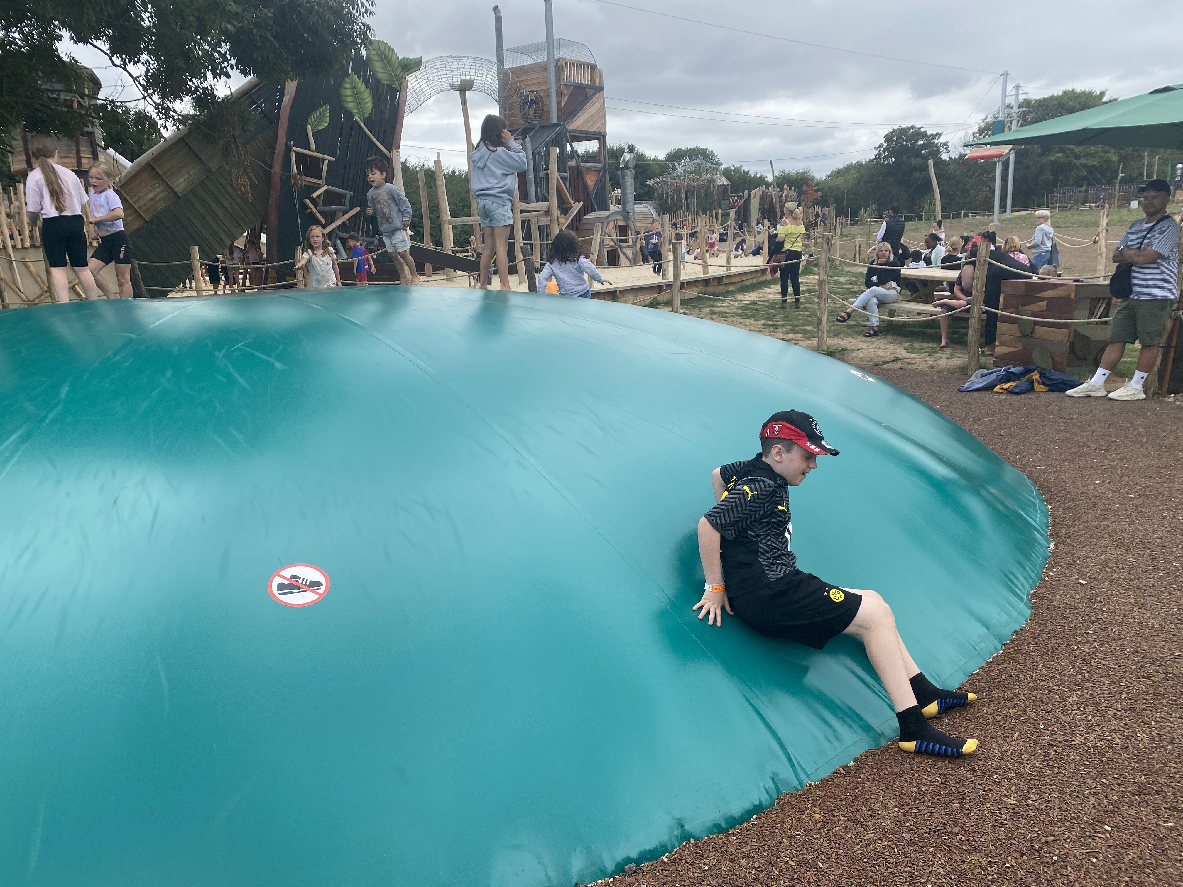 jumping pillow at Hobbledown Heath