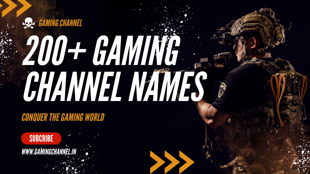 Top 200+ Best Gaming Channel Name Ideas For