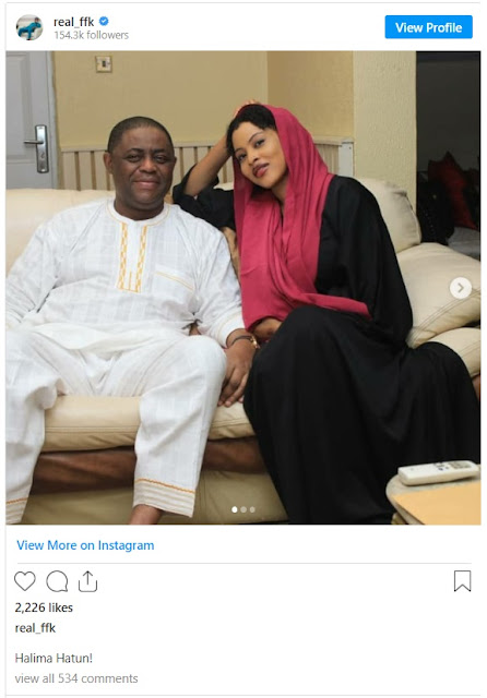 Amid Messy Marriage Crash, Fani-Kayode Poses With Mystery Beautiful Lady (Photos)