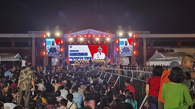 Paskah 2025 di Kalteng: Ribuan Warga Hadiri Malam Ucapan Syukur di Stadion Tuah Pahoe