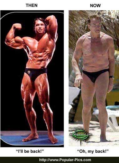 Arnold Schwarzenegger. arnold schwarzenegger body now