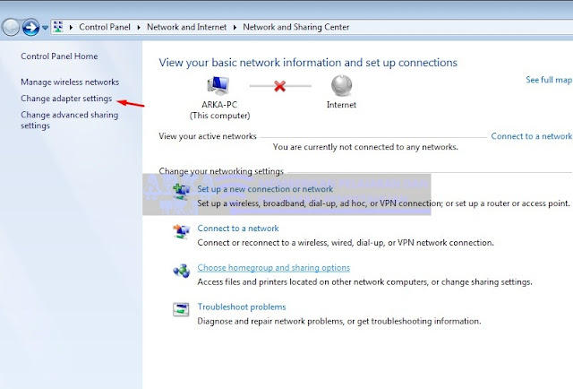 Network and Sharing Center