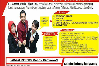 Loker Alfamart Kebumen 2021