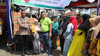 Polres Padang Lawas Rayakan Hut Ke-4 Gelar Pasar Murah Presisi
