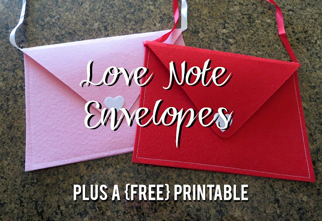 Love Note Envelopes {plus a FREE printable}--a fun new Valentine tradition