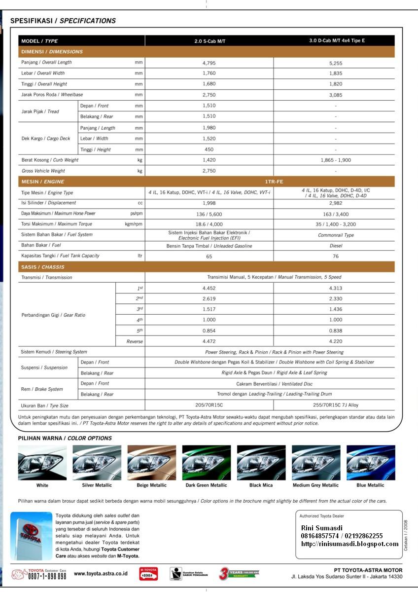 Makibi: Rent: Toyota Hilux E 4x4