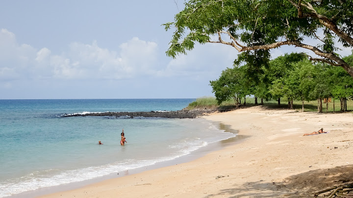 The beaches in Sao Tome are for swimming