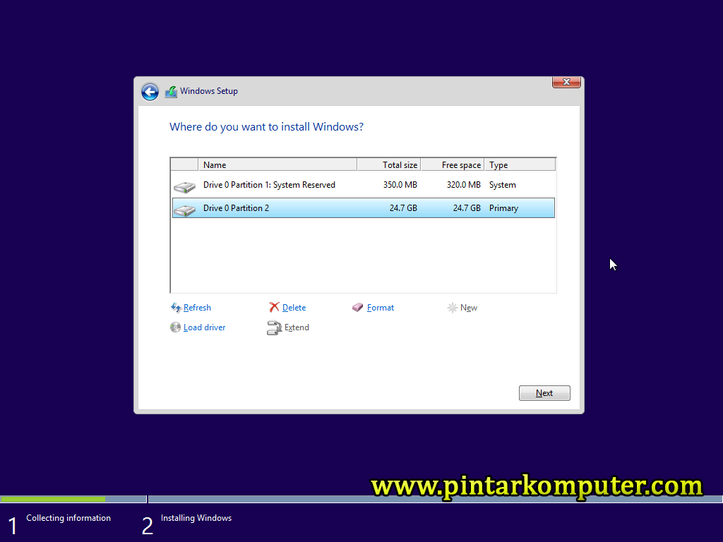 Pintar Komputer - Cara install Windows 8.1