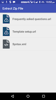 How to unzip my zip using android and smartphone