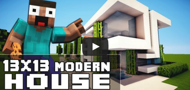  Minecraft  House Tutorial  13x13 Rumah  Modern  MataCraft