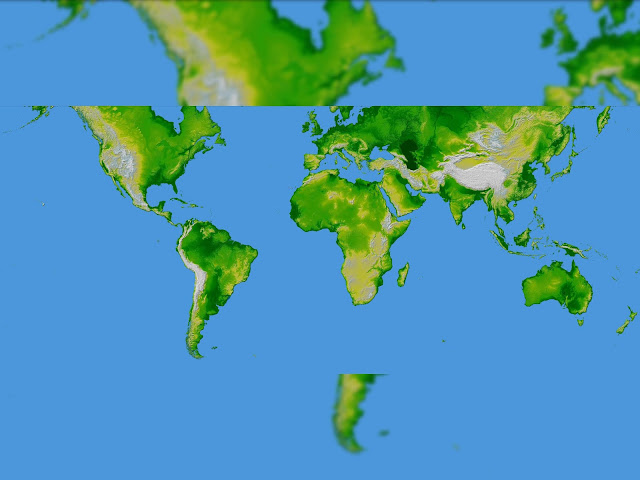 Topographic Map Of The World