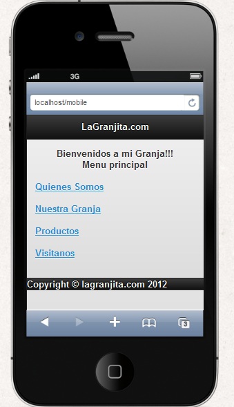 Tienda con Jquery Mobile