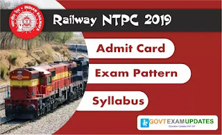 Railway NTPC Exam Details
