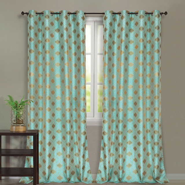 Blackout Curtain  Turquise Palace_New Turquoise