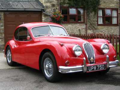 1956 JAGUAR XK140 1965 TRIUMPH T100SS 350cc