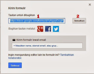 Kirim Formulir Pemesanan Online