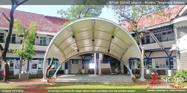 kontraktor atap membran tensile tent tension membrane structure canopy membran tenda membran jakarta indonesia tenda untuk alfresco tenda untuk check point tenda untuk rooftop tensile membrane structure tension membrane structure