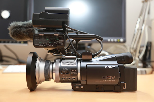 Make SONY HDR-A1 from HDR-HC1  (XLR block)