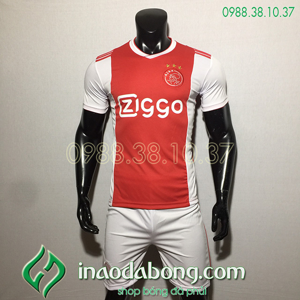 Áo bóng đá câu lạc bộ Ajax màu đỏ 2020