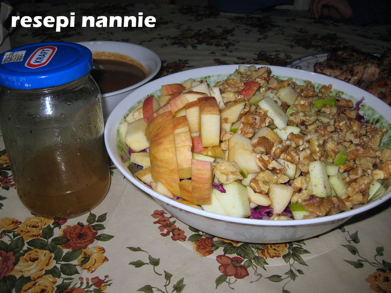 RESEPI NENNIE KHUZAIFAH: Ayam panggang & salad