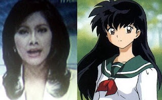 Isyana Bagus Oka (RCTI) dan Higurashi Kagome (Inuyasha)