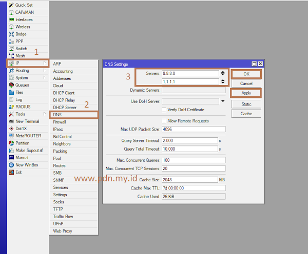 Tutorial Lengkap Setting DNS di Router Mikrotik