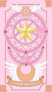 Free Card Captor Sakura Invitation Template