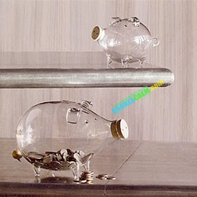 Glass Piggy Bank