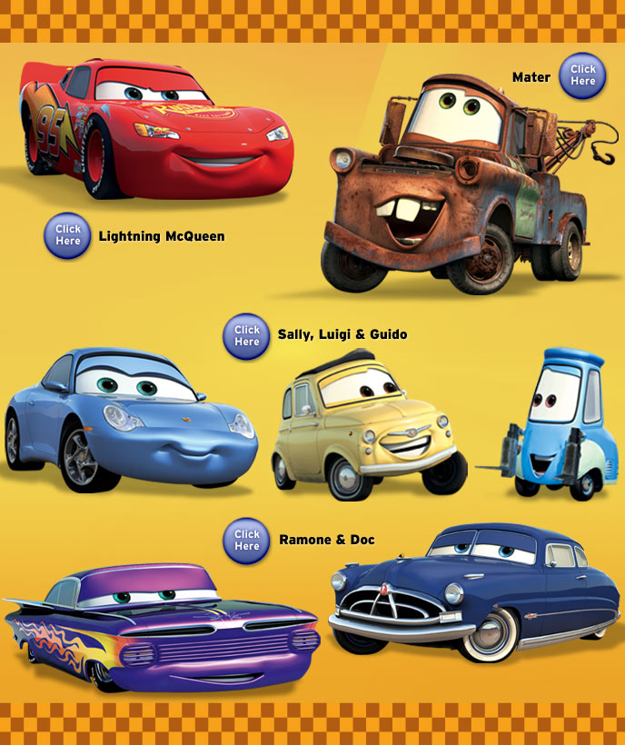 disney pixar cars characters pictures. disney pixar cars