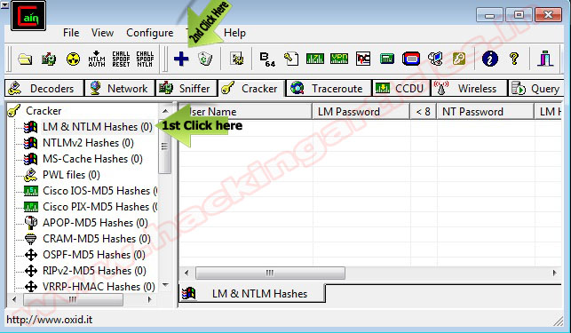 How to Hack Password using Cain and Abel 