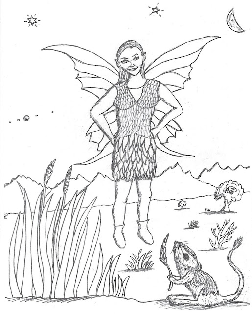 Download Robin's Great Coloring Pages: Desert Fairies and Kangaroo ...