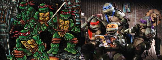 Das páginas aos desenhos animados: a evolução estilística das Tartarugas Ninjas para o meio audiovisual