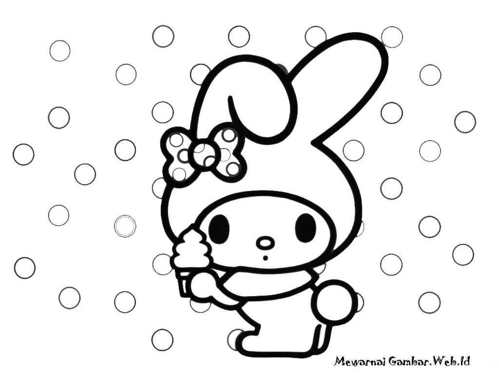 Image Gambar Mewarnai Kartun Hello Kitty Download