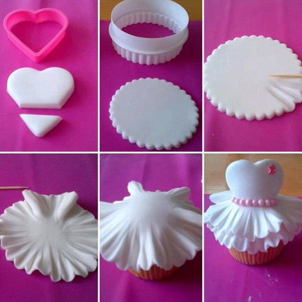 How To Make Ballerina Cupcake