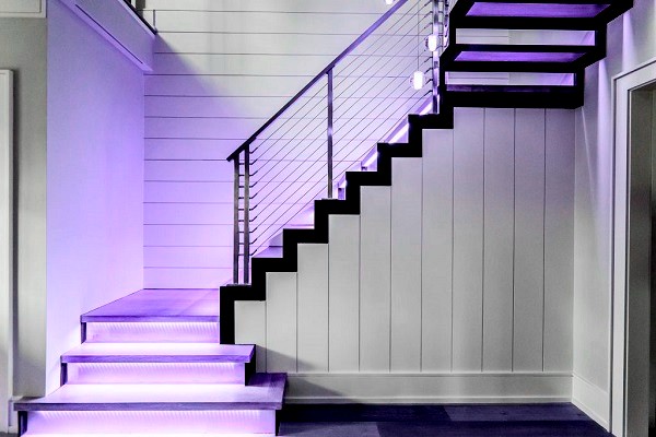 pros cons of open basement stairs