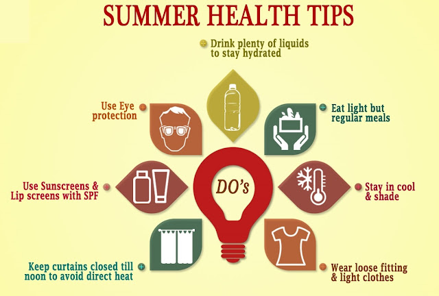 Special health tips for summer season