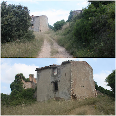 GR-7 LA RIBA A CABRA DEL CAMP, camí de Lilla a Prenafeta al pas pel nucli abandonat de La Barceloneta (terme municipal de Montblanc-Conca de Barberà)