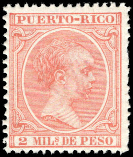 Puerto Rico 1894 Alfonso XIII of Spain