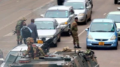 The military takes over Zimbabwe. PHOTO | CNN